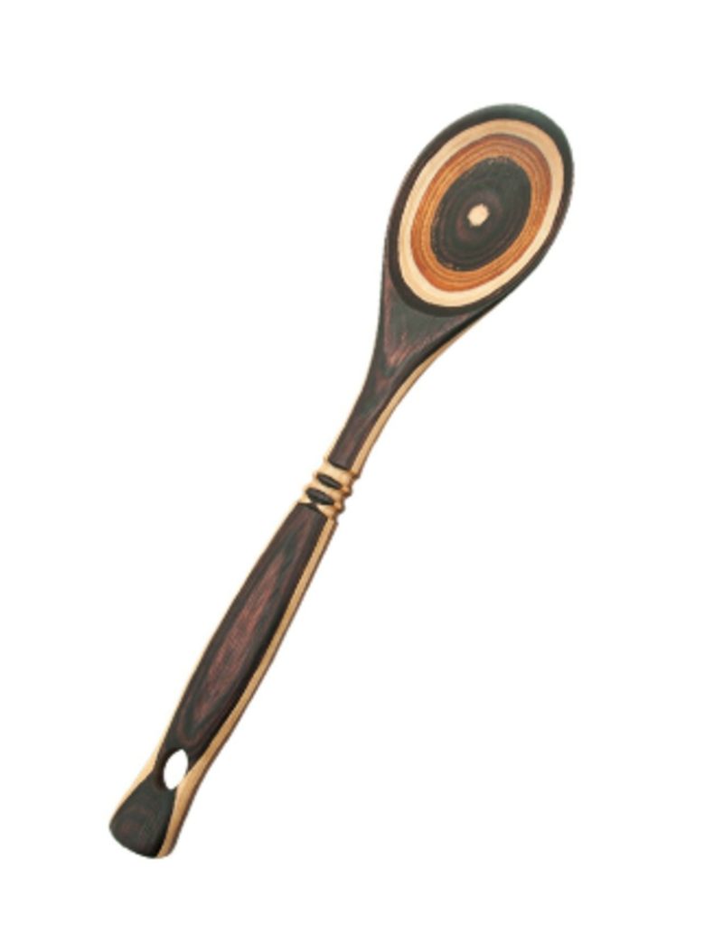 Island Bamboo/Wilshire Natural Pakkawood Spoon, 12"