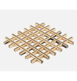 Island Bamboo/Wilshire Natural Pakkawood Trivet discntd