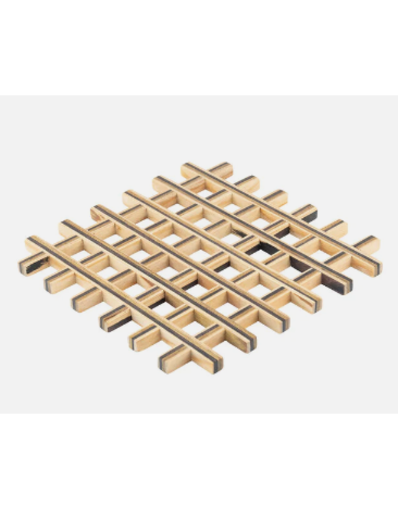 Island Bamboo/Wilshire Natural Pakkawood Trivet discntd