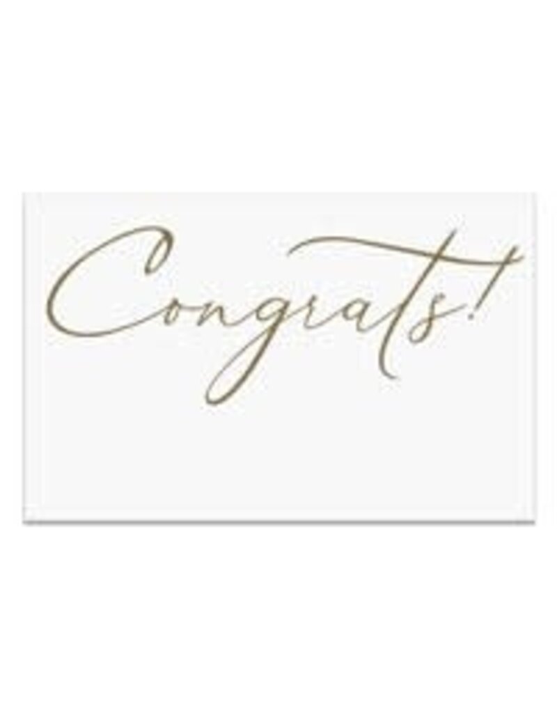 Note  Card, Congrats, with kraft envelope 3.5x2.25