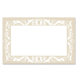 Note Card, Lace Border, with kraft envelope 3.5x2.25