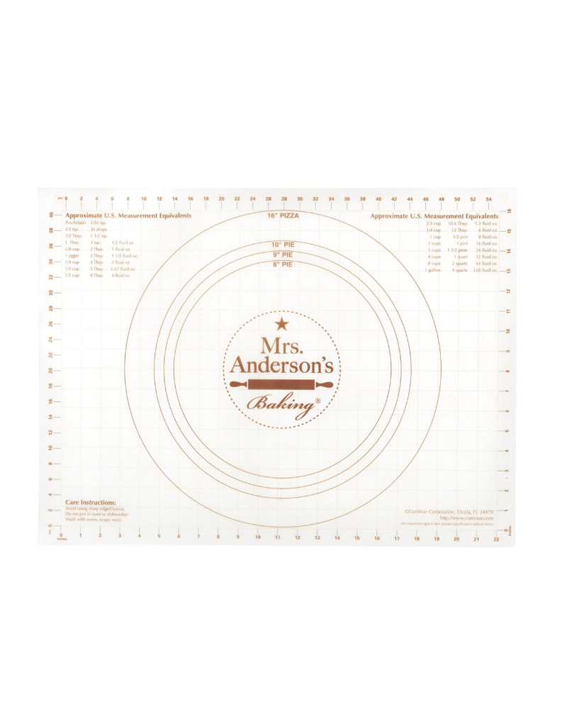 Harold Imports Mrs. Anderson's Baking Non-Slip Pastry/Pie Rolling Mat