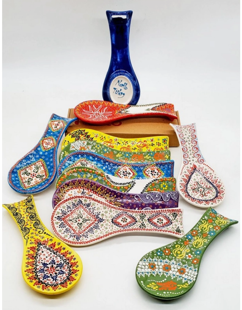 Hand-Painted Spoon Rest, SINGLE
