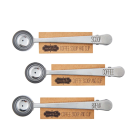 Mudpie Coffee Scoop With Clip, SINGLE disc