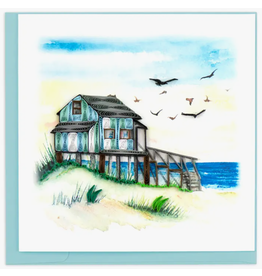 Greeting Card, Quill - Everyday, Beach House, 6x6