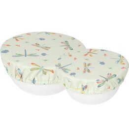 Now Designs Save-It Reusable Bowl Covers, Dragonfly, Set of 2