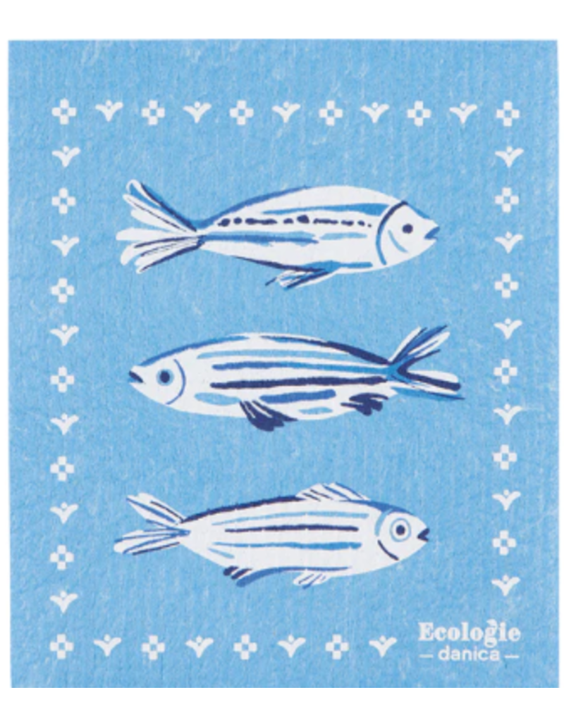 Now Designs Swedish Dish Cloth Aveiro Fish now