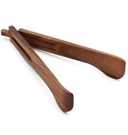 Foxrun Spring Salad Tongs, Acacia Wood