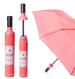 Vinrella Wine Bottle Umbrella - Rose Wine disc