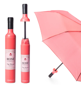 Vinrella Wine Bottle Umbrella - Rose Wine
