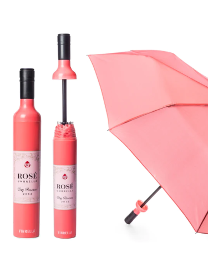 Vinrella Wine Bottle Umbrella - Rose Wine