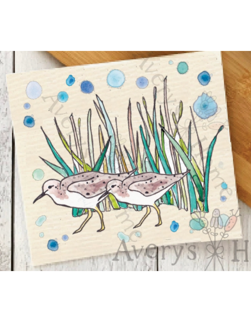 Swedish Dish Cloth, Sandpipers-Avery