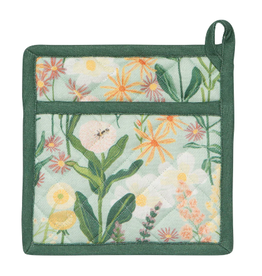 Now Designs Potholder Bees & Bloom