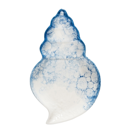 Beachcombers Blue CONCH Shell Plate DISC
