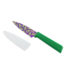 Kuhn Rikon Paring Knife Avocado, straight edge