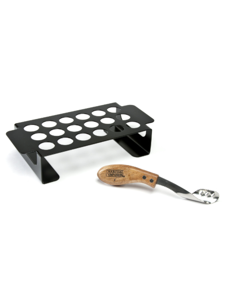 Charcoal Companion/Union cc NONSTICK CHILI PEPPER GRILLING RACK AND CORER