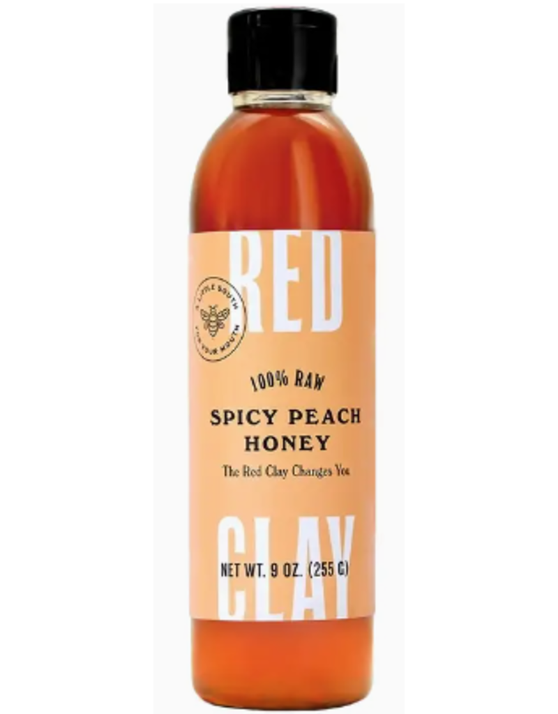 Red Clay Red Clay Spicy Peach Honey 9oz