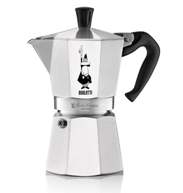 Bialetti Stovetop Espresso Maker/Moka, Aluminum, 6 Cups