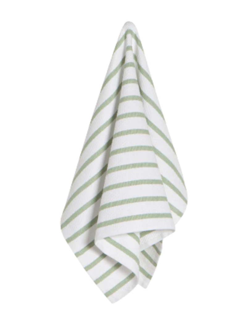 Now Designs Basketweave Kitchen Towel, Sage