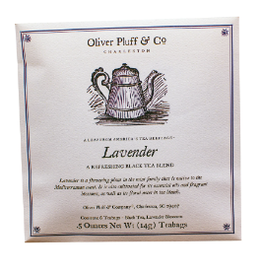 Oliver Pluff Tea - Lavender -6 bags .5oz