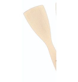 Pacific Merchants Beechwood EXTRA Wide FLAT,PLAIN Spatula, Beveled Edge 12"