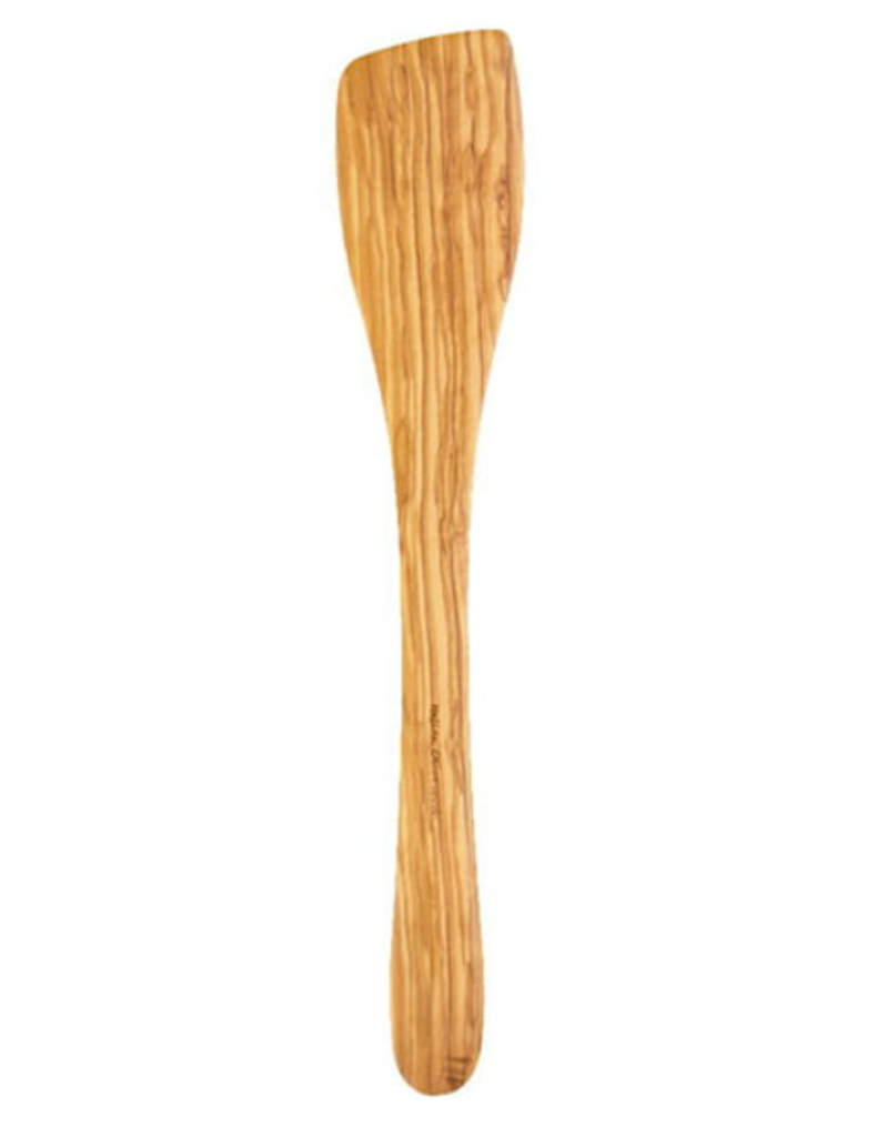 Pacific Merchants Olivewood PLAIN Curved Spatula, 13"