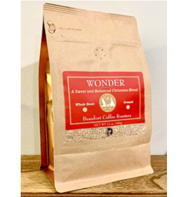 Holiday Beaufort Coffee WONDER, Seasonal Blend, WHOLE BEAN 12oz