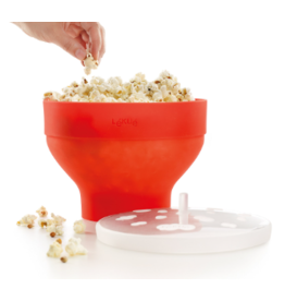 Lekue Collapsible Microwave Popcorn Maker, red*