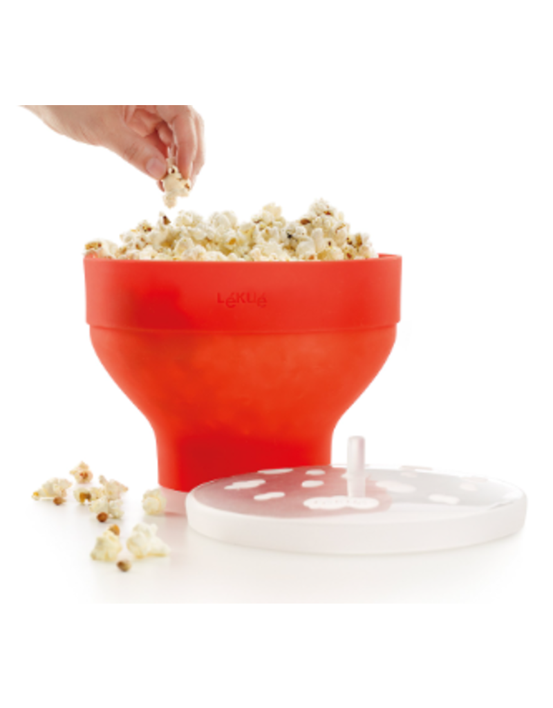 Lekue Collapsible Microwave Popcorn Maker, red*