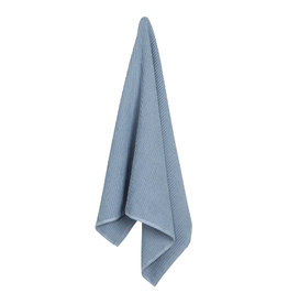 Now Designs Ripple Kitchen Towel, Slate Blue cir