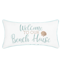 C and F Home Pillow, Welcome to Our Beach House, 12x24