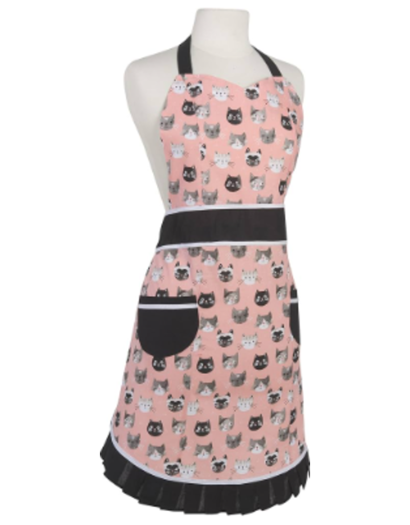Now Designs Apron, Cats Meow, pink