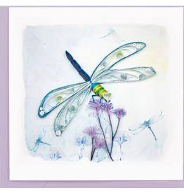 Quilling Card Greeting Card, Quill - Everyday, Dragonfly, 6x6