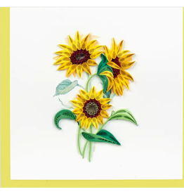 Quilling Card Greeting Card, Quill - Everyday, Sunflowers, 6x6