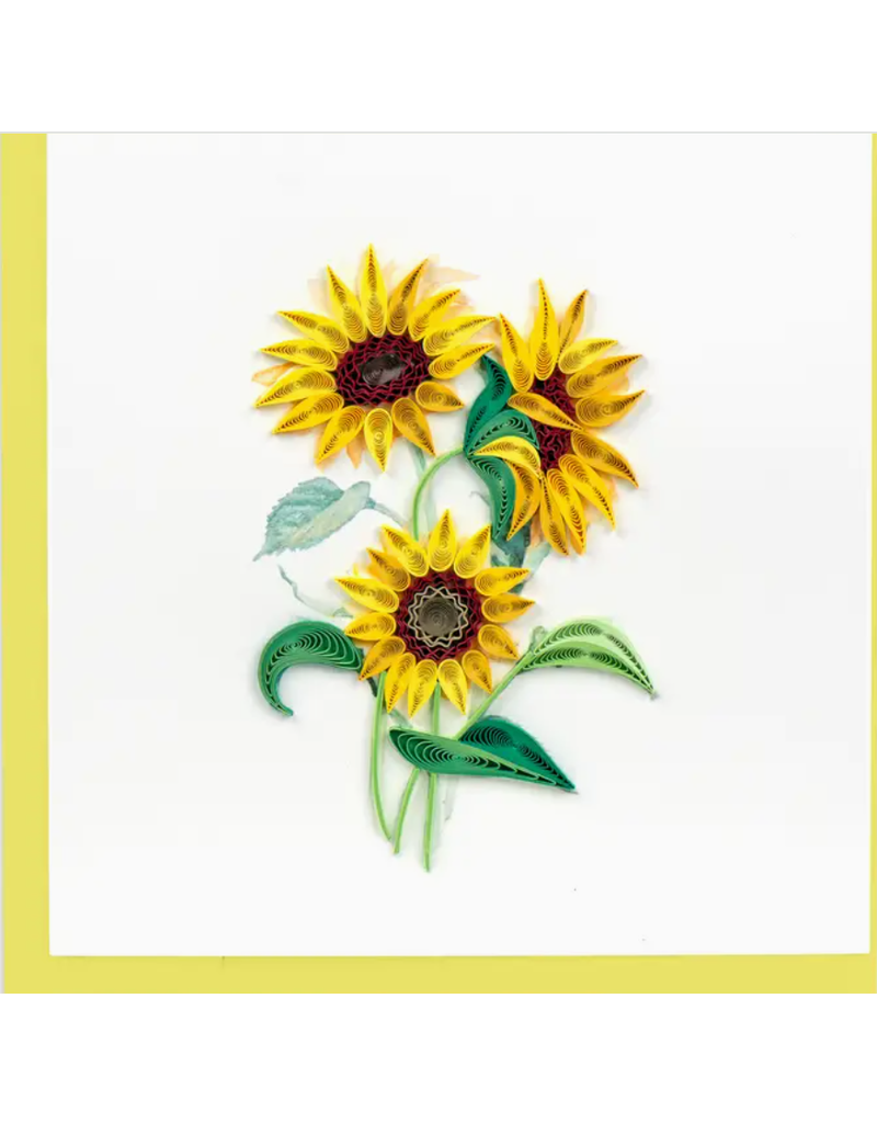 Greeting Card, Quill - Everyday, Sunflowers, 6x6