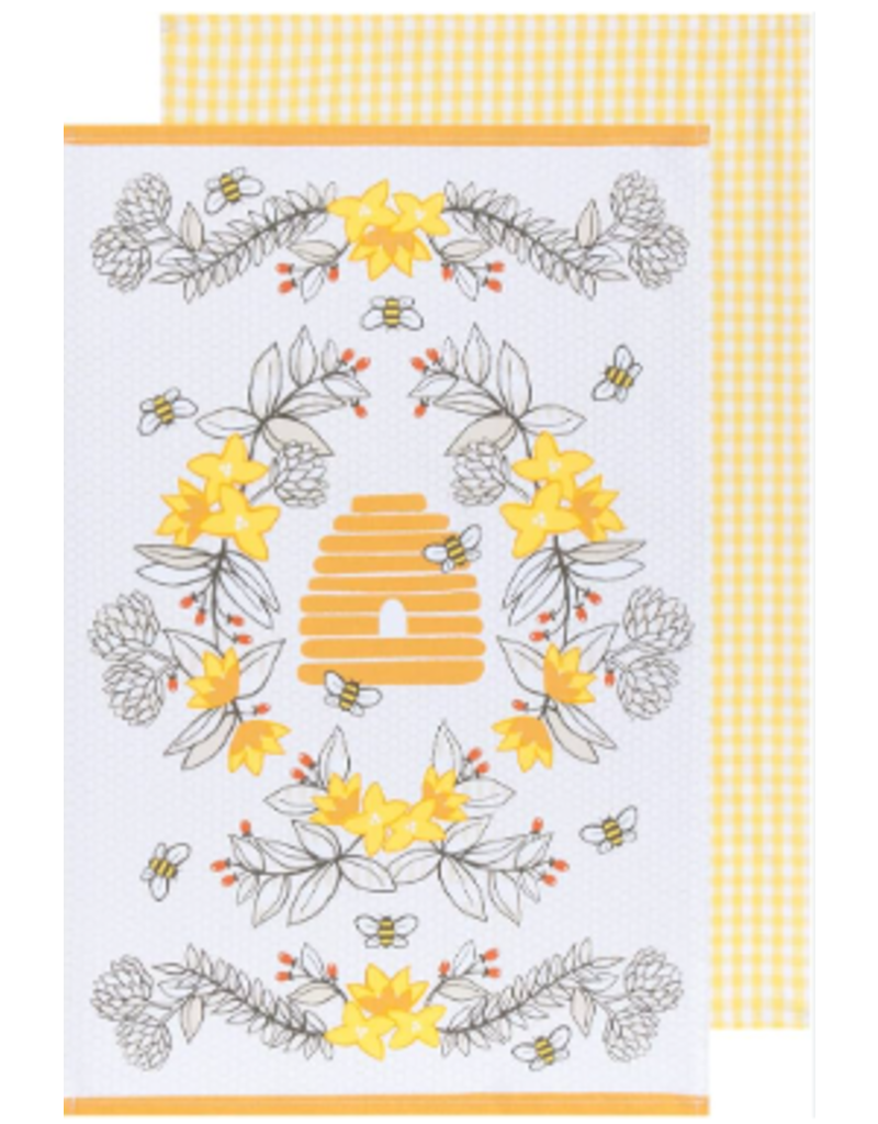 Now Designs Dish towels, Bees, Set of 2 discntd