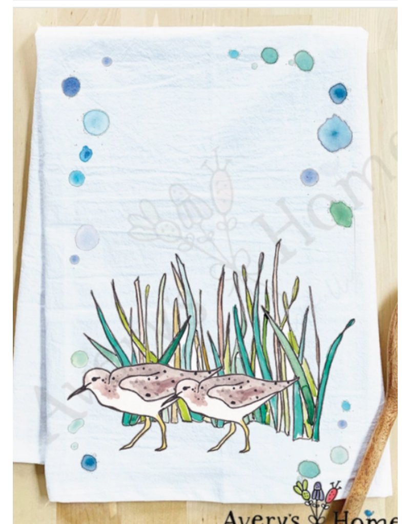 Dish Towel, Sandpipers-Avery