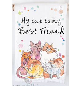 Dish Towel, Cat Best Friend DISC