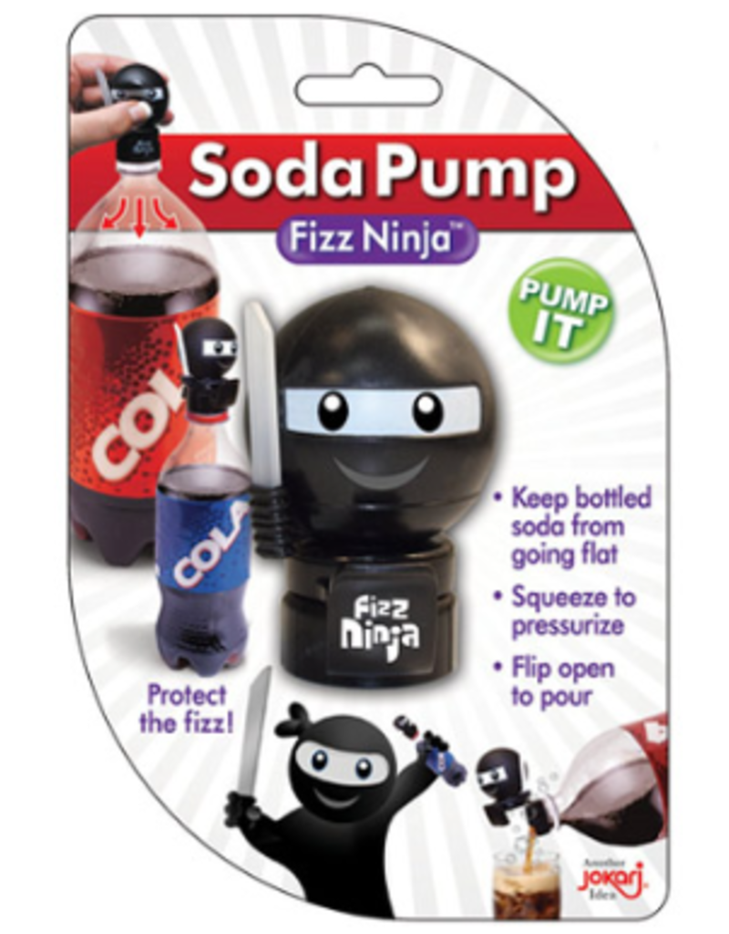 Jokari Soda Bottle Pump Fizz Preserver, ninja disc