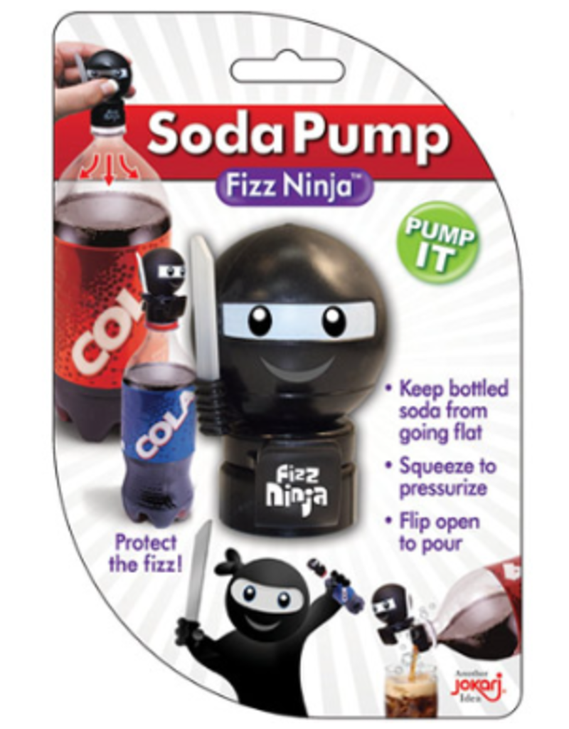 Jokari Soda Bottle Pump Fizz Preserver, ninja