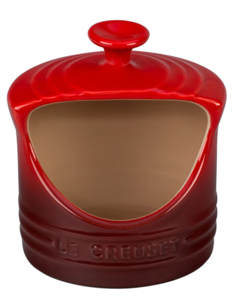 Le Creuset Stoneware Salt Crock, Cerise Red