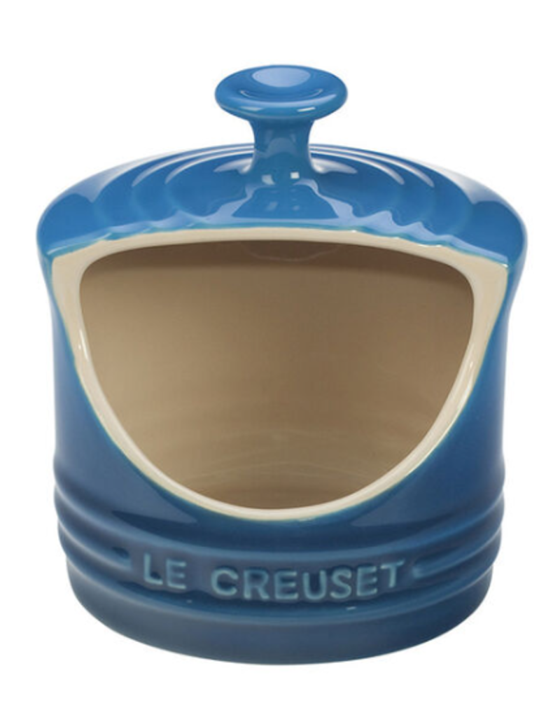 Le Creuset Stoneware Salt Crock, Marseille Blue