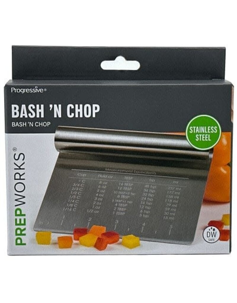 Progressive PROGR Bash N Chop Stainless Bench/Dough Scraper Chopper*
