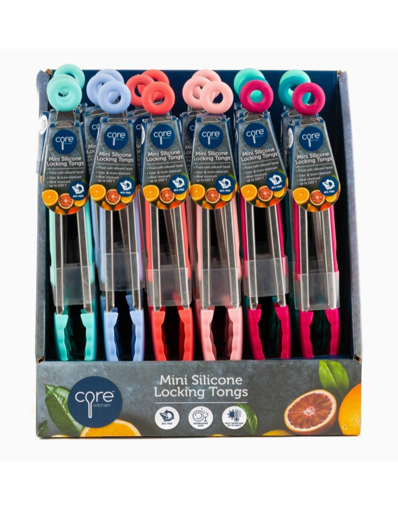 Core Home Mini Silicone Tip Locking Tongs/18*