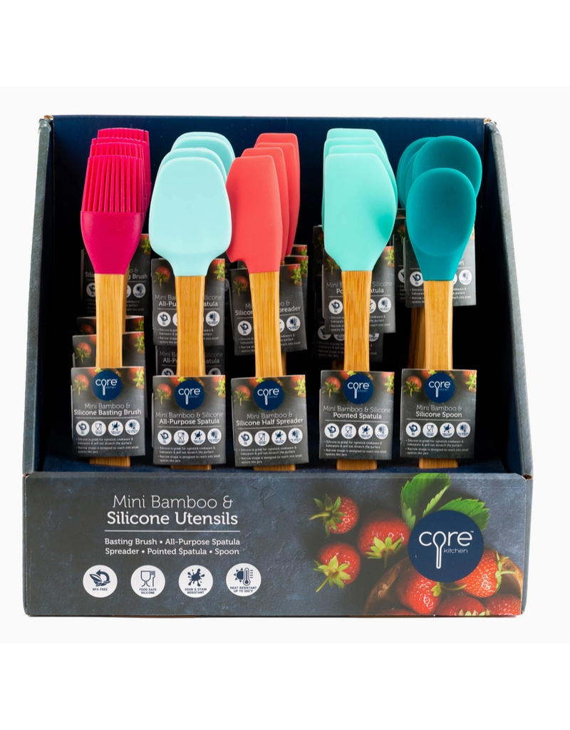 Core Home Mini Bamboo and Silicone Utensil/20*