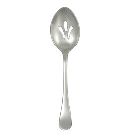 Ginkgo Slotted Serving Spoon, BERGEN, 18/0 brushed stainless