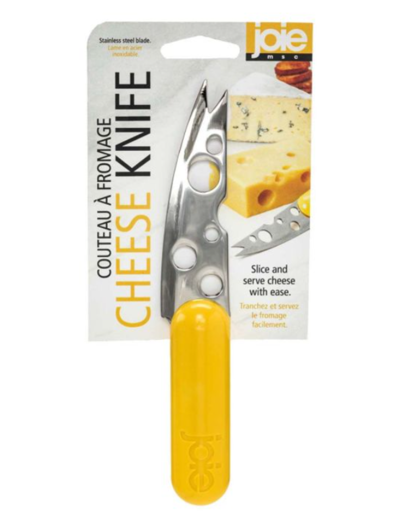 Harold Imports JOIE MINI SEMI SOFT CHEESE KNIFE, 5.25", yellow