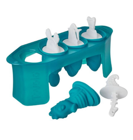 Tovolo 3D Ice Pop Molds, Ocean Friends, Set of 4 disc