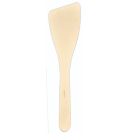 Pacific Merchants Beechwood Extra Curved PLAIN Spatula w/Beveled Edge 12"