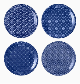 Supreme Housewares Indigo Melamine 7" Appetizer Plate, SINGLE